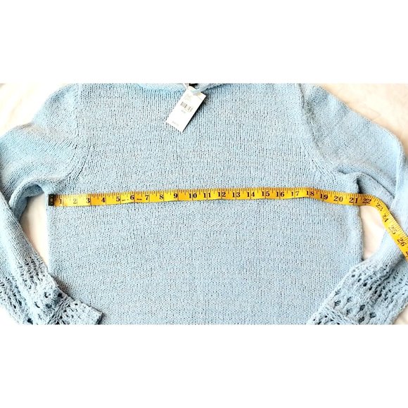 Lane Bryant Women's Knit Sweater Blue Round Neck 10/12 - Picture 4 of 4